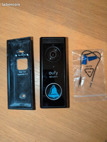 Sonnette Connectée Eufy Video Doorbell Dual  Battery Powered Homebase Inclus