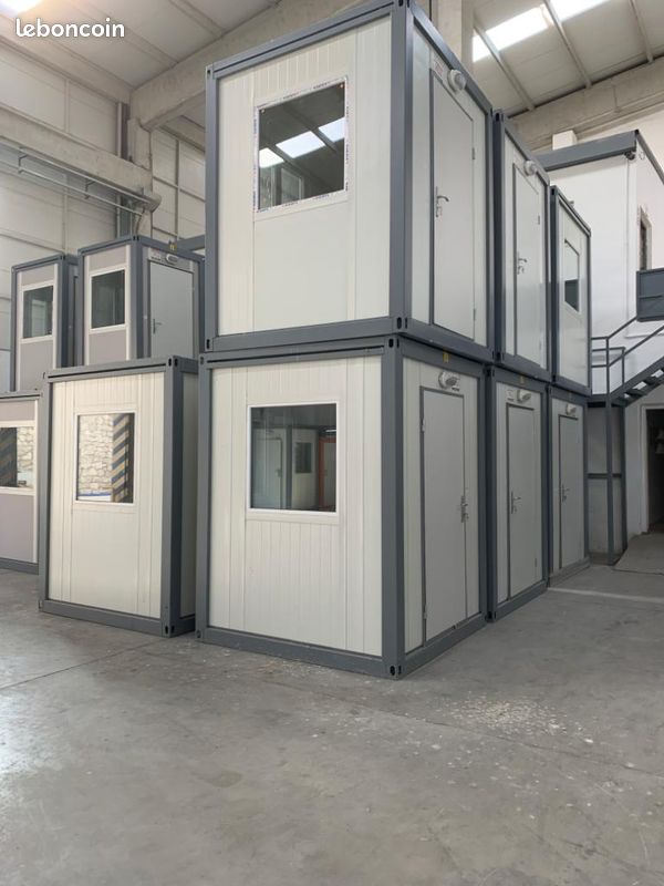 Bungalow préfabriqué container bâtiment modulaire prix imbattable en stock livraison dans le Nord (image 3)