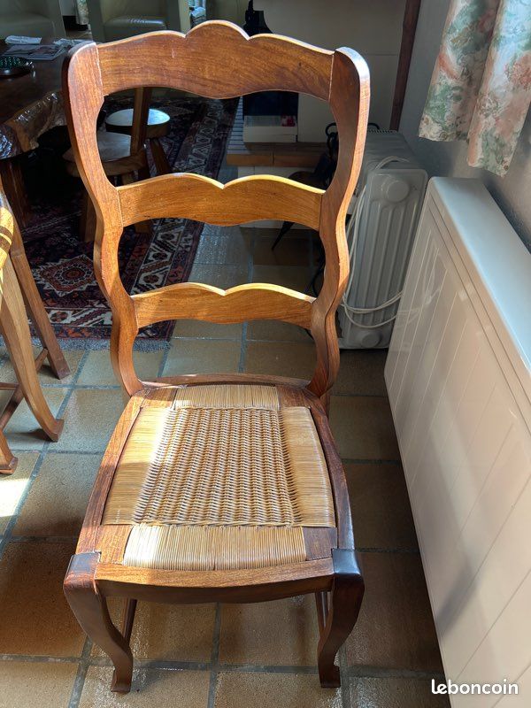 Ensemble table et 8 chaises en chêne (image 2)
