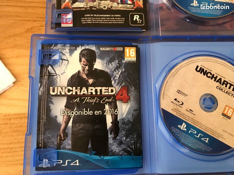 Lot de jeux PS4 God of war GTA Res Dead Redemtion Uncharted Fifa... (image 8)
