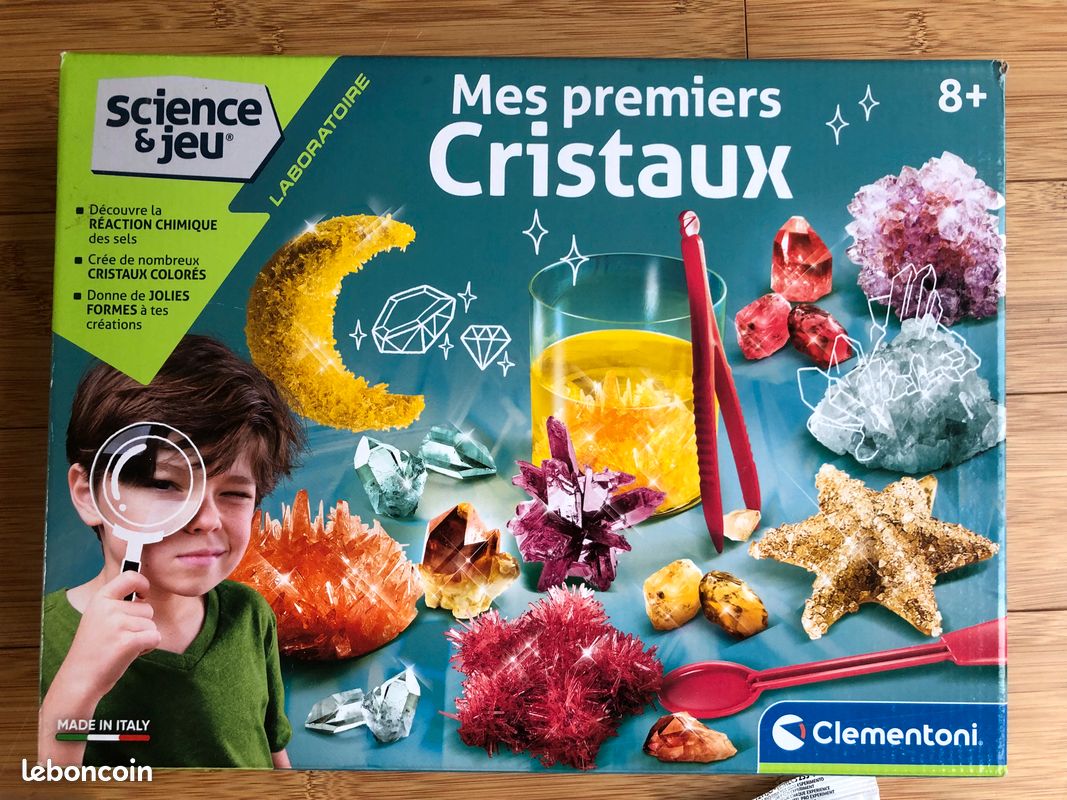 Science et jeu : Mes premiers cristaux, dès 8 ans (image 1)