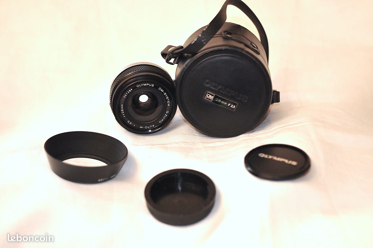 Objectif Olympus Zuiko 28 Mm F/3,5 – Monture OM – Occasion