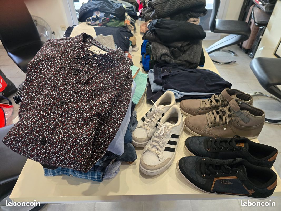 Gros lot vêtements homme taille M 142 pièces Vêtements