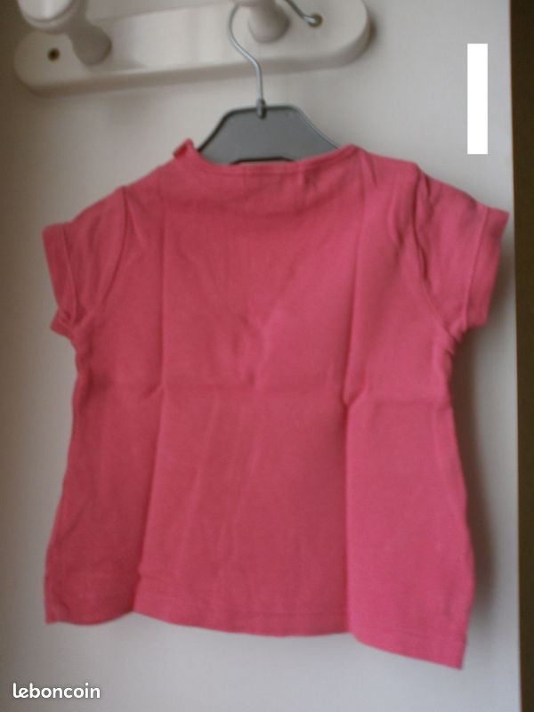 Lot 2 tee shirts 12 mois Obaïbi (image 2)