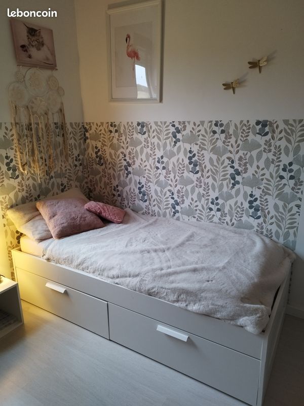 Lit brimme ikea 90/200 (image 2)