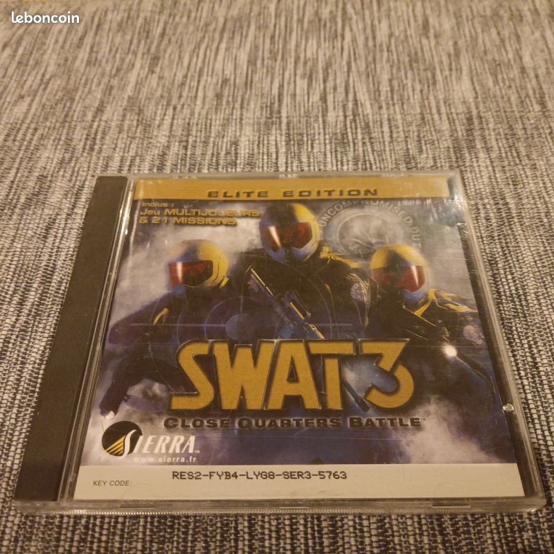 Jeu PC SWAT 3 : Close Quarters Battle - Elite Edition (FR) - Bon état - Jeu Tactique