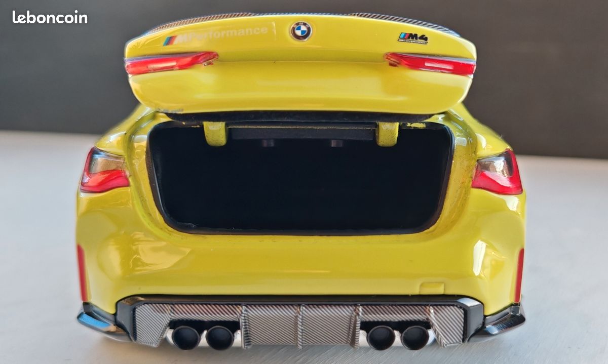Modèle réduit Bmw M4 2020 Jaune 1/18 | Minichamps