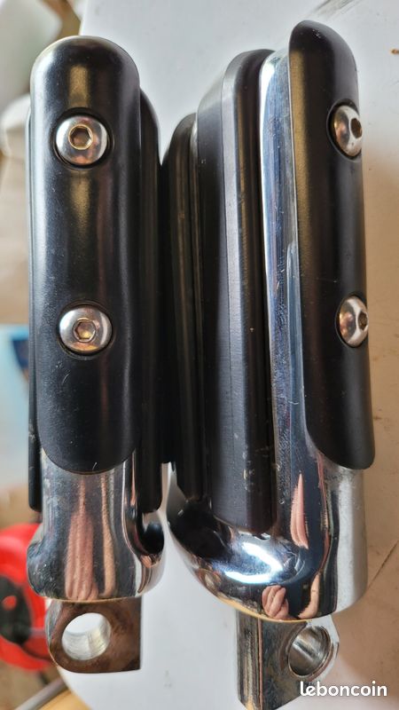 Hokuotolite Repose-Pieds Inclinés Courts Réglables 3,2 Cm – Pour Harley Touring, Softail, Sportster