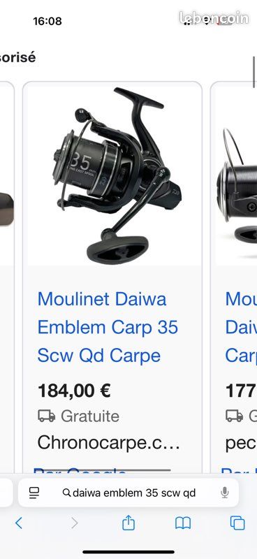 Daiwa emblem 35 SCW 5000 QD Sport Plein air