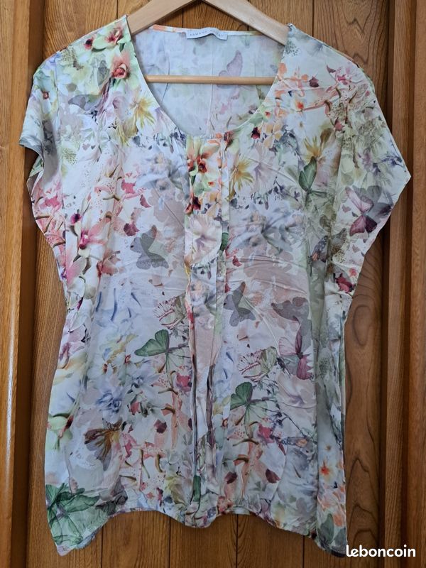 Tee-shirt ARMAND THIERY Pour Femme - Taille 1 - Multicolore - Occasion En TRÈS BON état (comme Neuf)