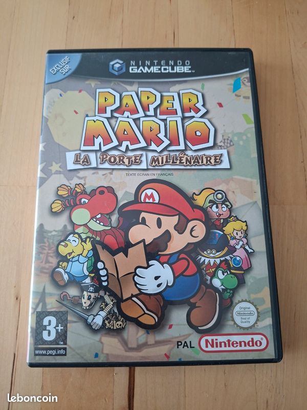 Paper mario gamecube avec notice (image 1)