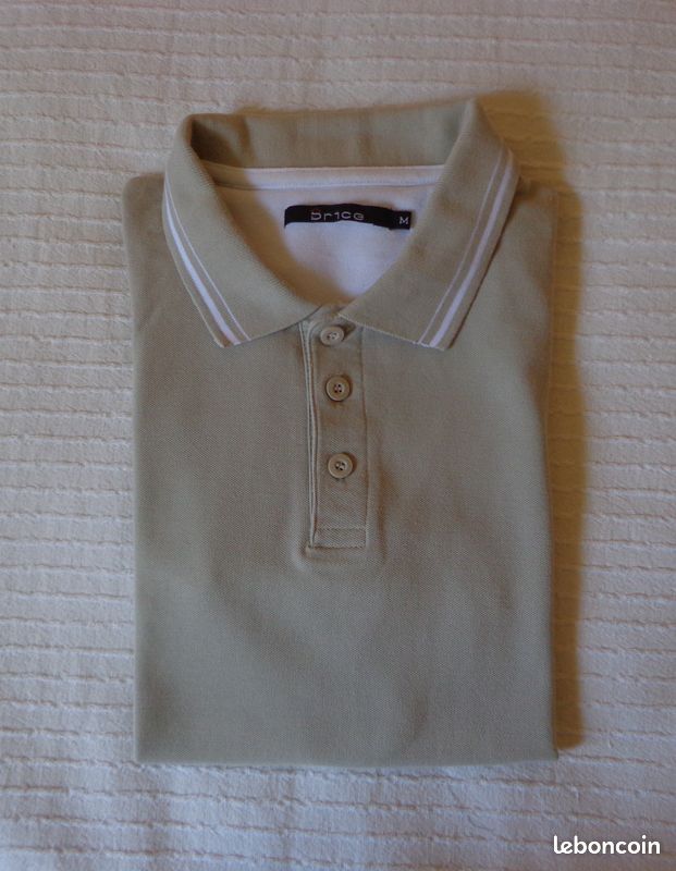 Polo homme beige , neuf - taille M (image 1)
