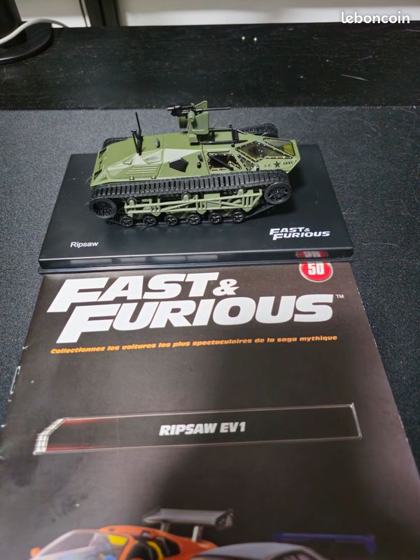 Voiture Miniature RIPSAW EV1 1/43 FAST AND FURIOUS N°50 - Marque IXO - Occasion
