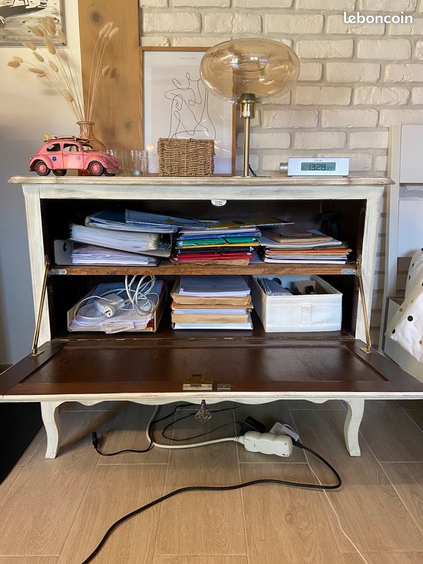 Commode rustique vintage rétro en bois (image 3)