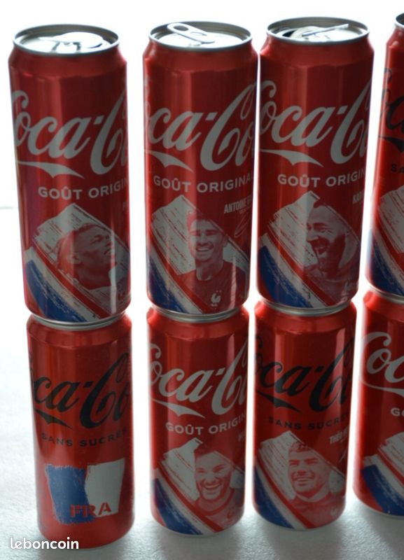Canette Coca Cola Coupe du Monde 2018 - Objets à collectionner | Rakuten
