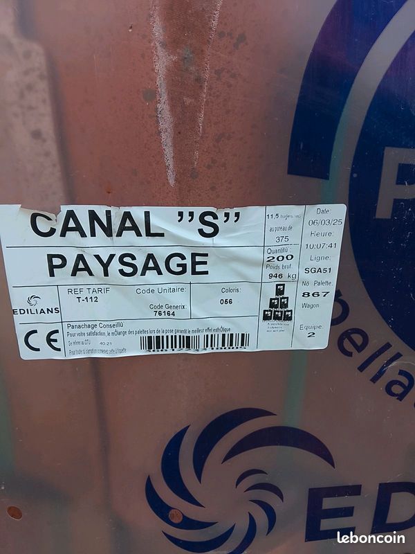 Tuiles canal s (image 2)