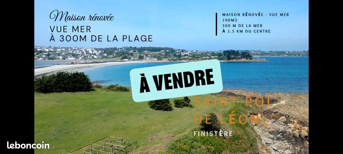 Maison 6 pièces 100 m² · à Saint-Pol-de-Léon · 100 m² · 339 000 €