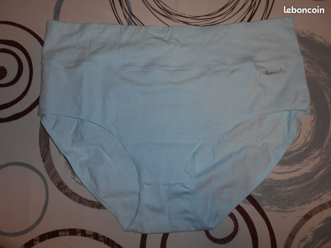 Lot 5 Culottes Femme Taille Haute Momoshe Coton - Gainante Post Accouchement, Ventre Plat, Confort Quotidien