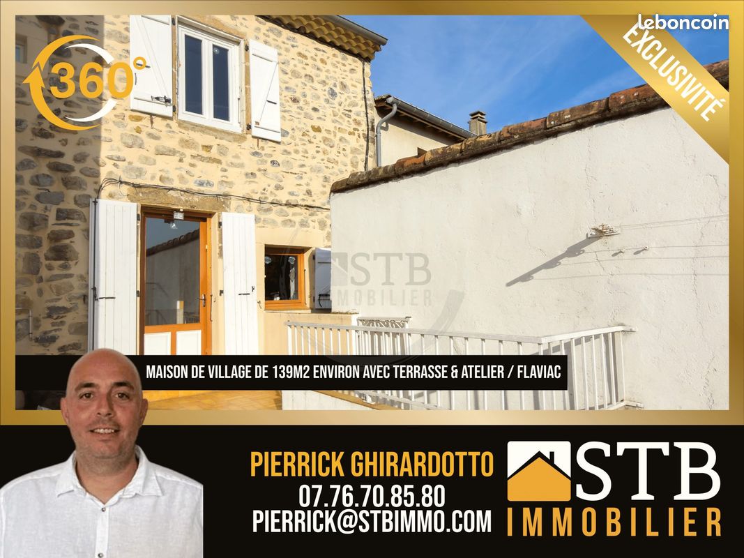 Maison 5 pièces 139 m² · à Flaviac · 139 m² · 175 000 €