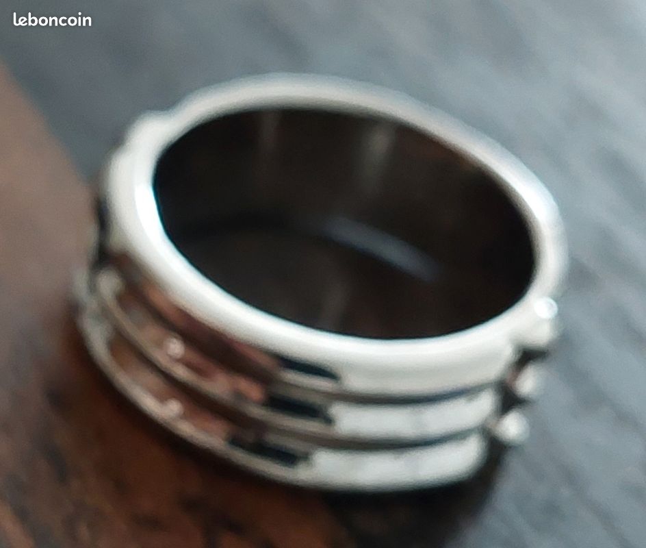 Bague Atlante an Acier Taille US 8 = 57 mm (image 3)