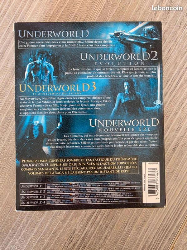 Coffret Underworld l'intégrale Blu-ray (image 2)