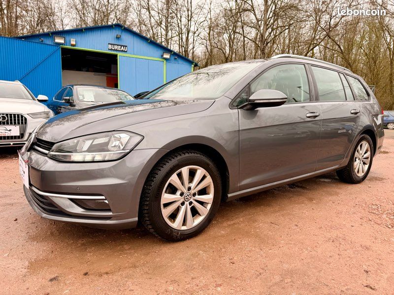 Volkswagen golf vii sw 1.6l tdi 115cv phase 2 boite automatique finition confortline 240.000kms 07/2017 gps bluetooth feux de jour à led (image 1)
