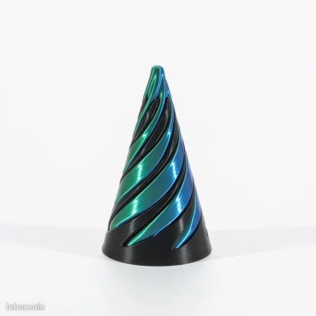 Impossible Pyramid Passthrough Sculpture, Jouet Pyramide Fidget Imprimé en 3D, Jouet Rotatif à Cône en Spirale, Jouets Anti-Stress - Jeux - Jouets Impossible Pyramid Passthrough Sculpture, Jouet Pyramide Fidget Imprimé en 3D, Jouet Rotatif à Cône en Spirale, Jouets Anti-Stress - Jeux - Jouets