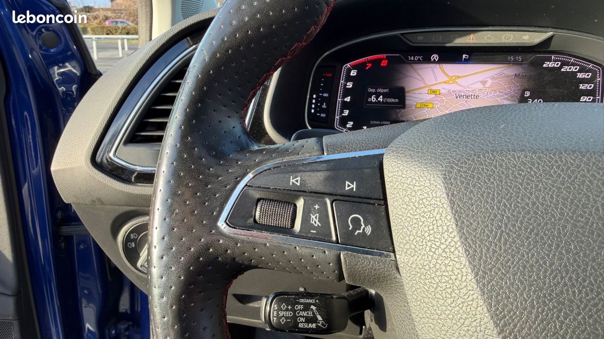 SEAT Leon 1.5 TSI 150 ACT FR DSG * REGULATEUR ADAPTATIF - APPLE CARPLAY - TOIT OUVRANT - CAMERA DE RECUL (image 25)