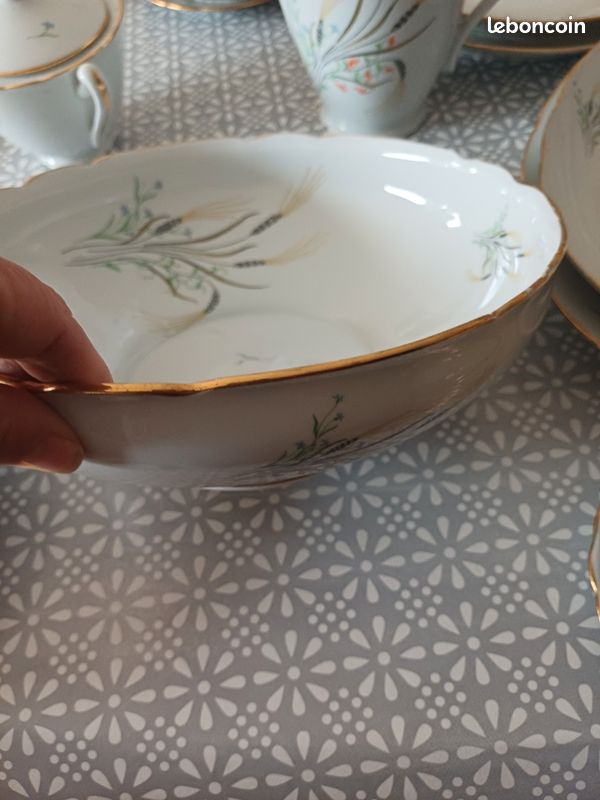 Service De Table Complet Limoges En Porcelaine Blanche – Vaisselle élégante