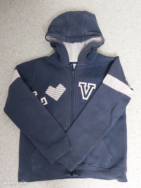 Gilet marine T 10 ans Vertbaudet (image 5)