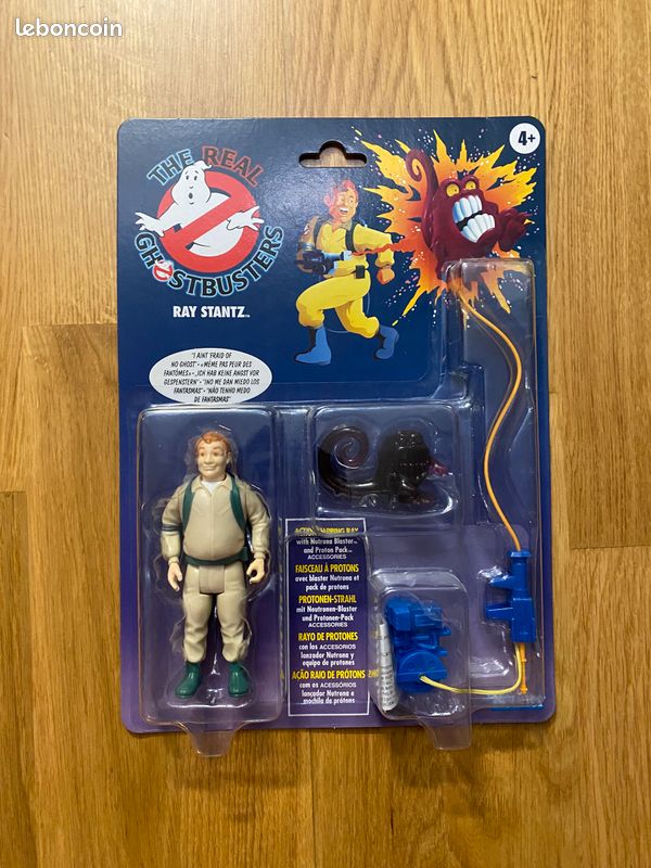 Ghostbusters Kenner Classics – Ray Stanz Avec Fantôme Et Accessoires, Figurine Rétro 80's