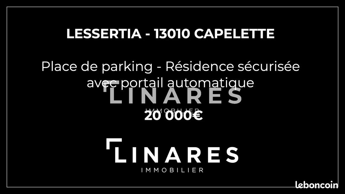 Parking 12 m² · à Marseille · 12 m² · 20 000 €