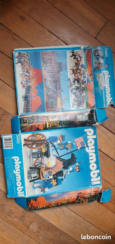 Playmobil Western 3485 – Officier Cavalerie / Cowboy Nordiste Vintage