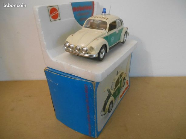 Jouet Ancien Polistil - Cox VW Coccinelle Polizei S15, Échelle 1/25, Verte