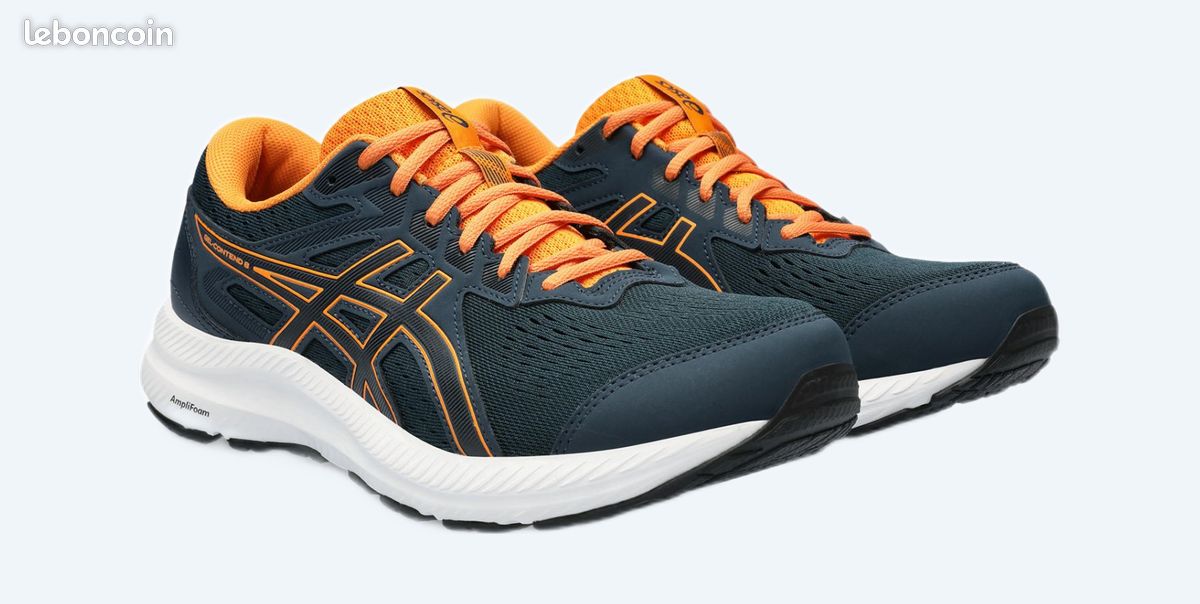 Chaussures Asics Gel Contend Running Course Baskets Bleu Marine