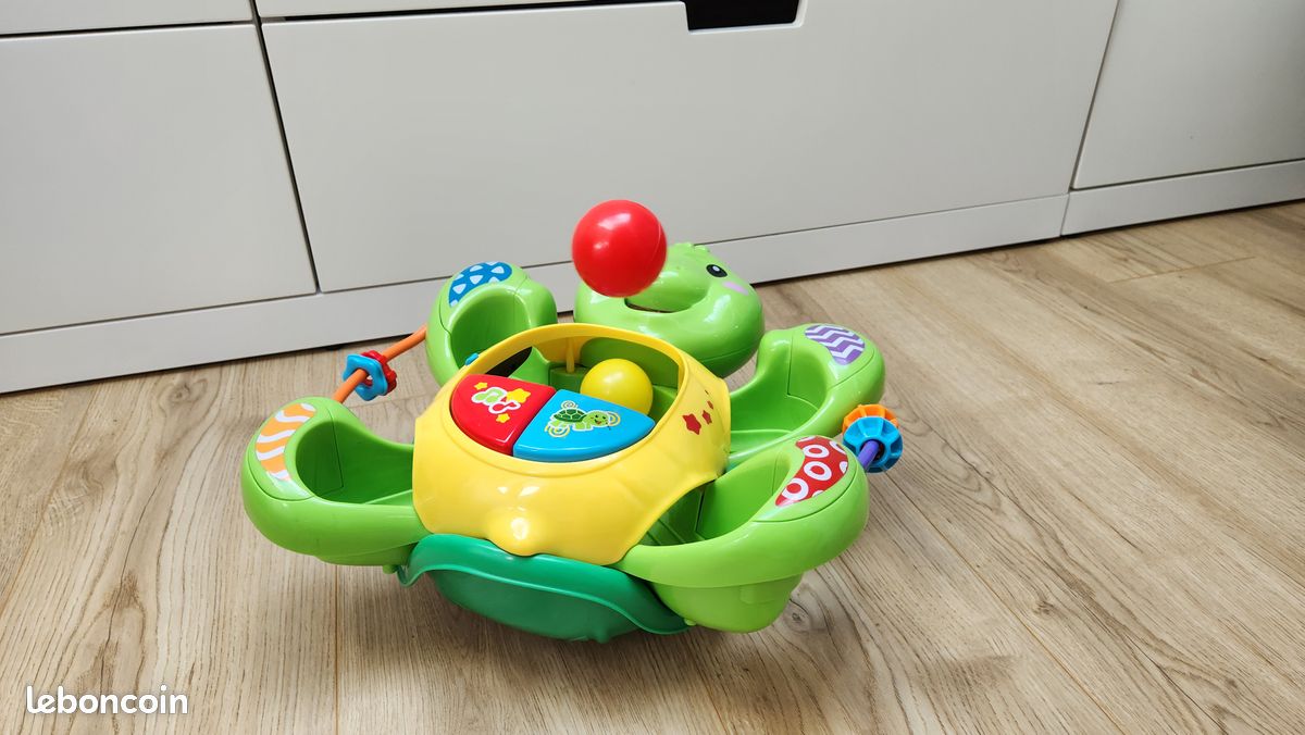 Tortue Tourni Pop'Balles VTech – jouet d'éveil musical et lumineux