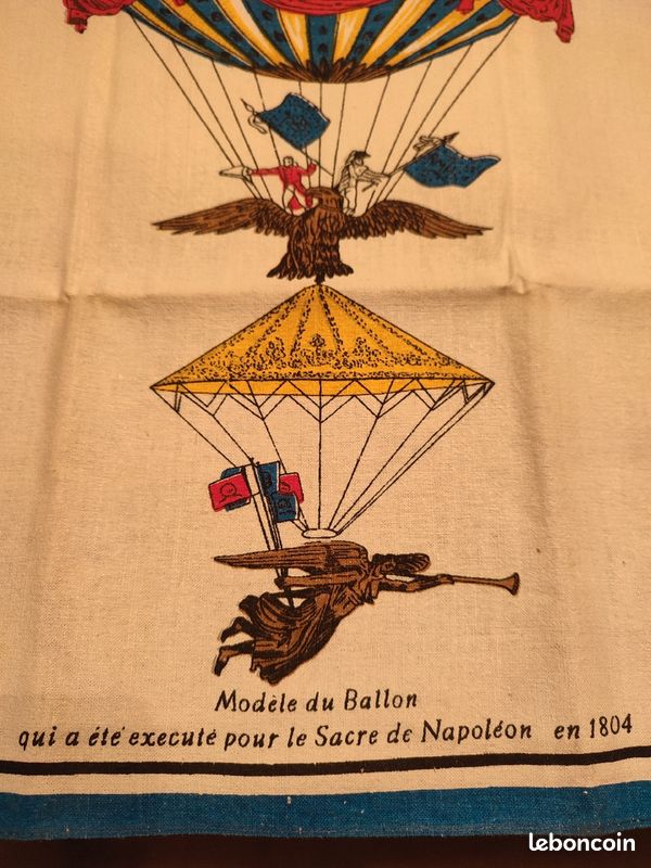 Serviette Ballon Sacre Napoléon (image 2)
