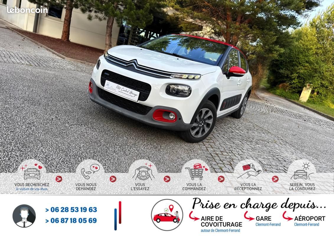 Citroën C3 III 1.2 VTi 12V 82 cv White&Red Color*Crit'Air 1*Ct Kit Distribution Entretien Complet... (image 3)