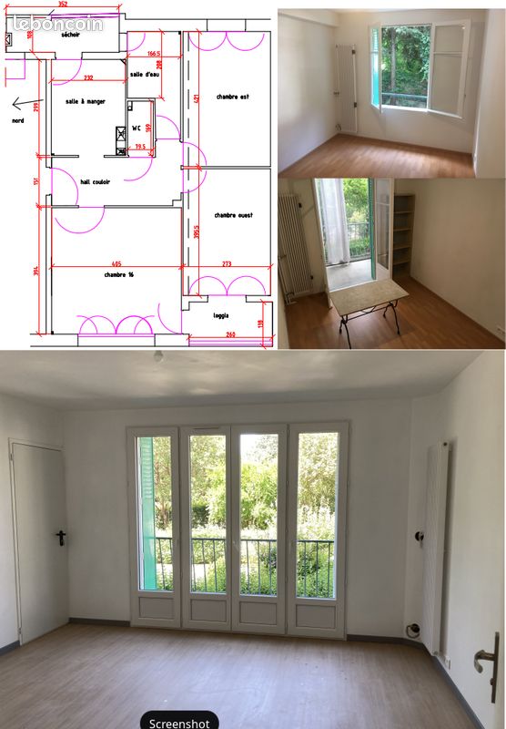 Appartement 3 pièces 57 m² · à Aix-en-Provence · 57 m² · 245 000 €