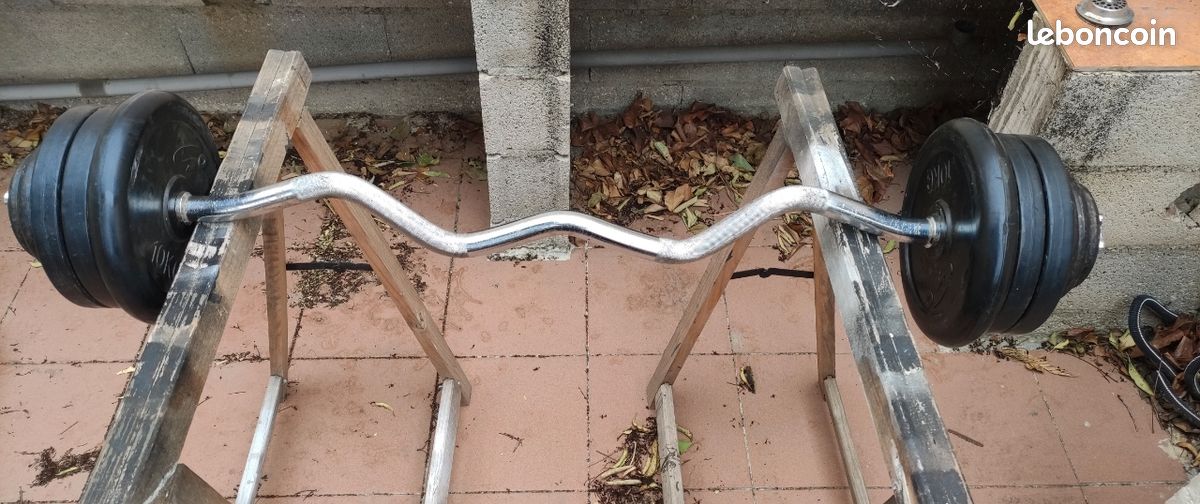 Barre EZ + 50 kg (image 3)
