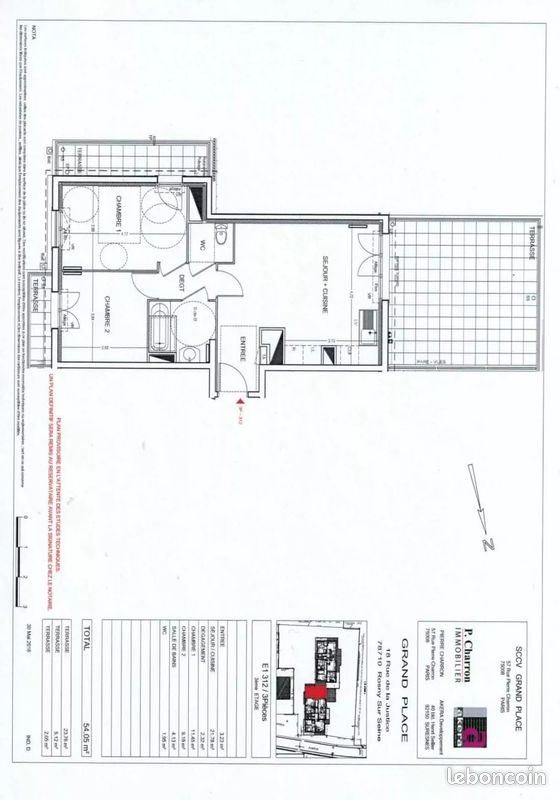 Appartement 3 pièces 54 m² (image 14)