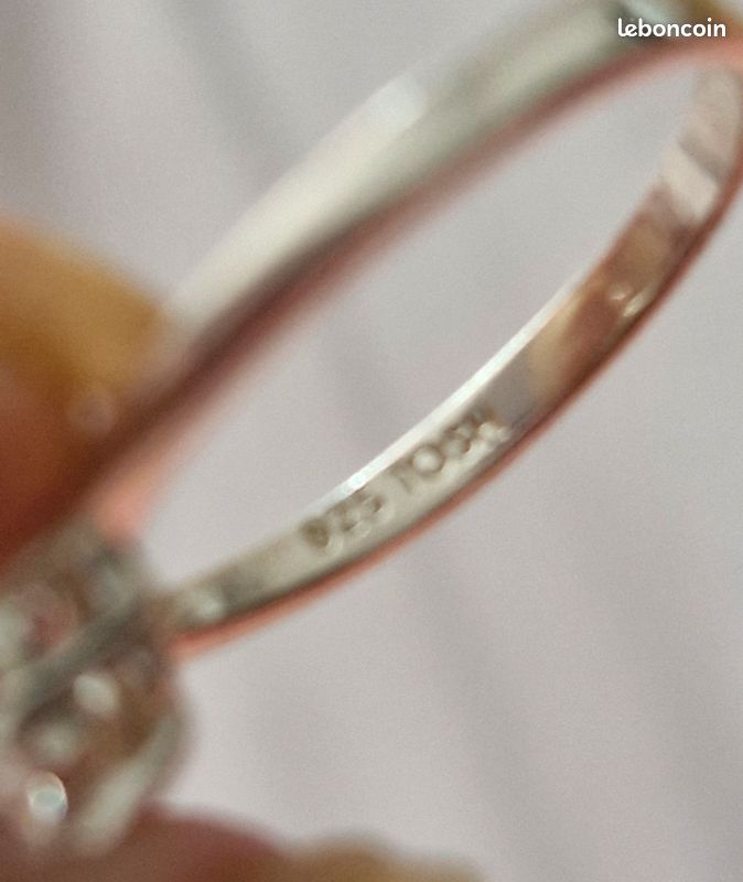 Bague Ancienne Jonc En Argent Massif 925 - Taille 54 - Anneau Créateur TOSH - Sans Marque