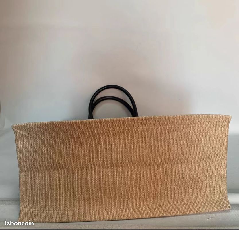 YSL/Saint Laurent RIVE GAUCHE canvas shoulder shopper tote tote bag (image 4)