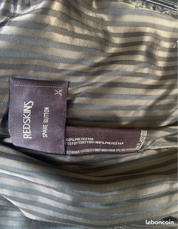 Veste en cuir marron (image 5)