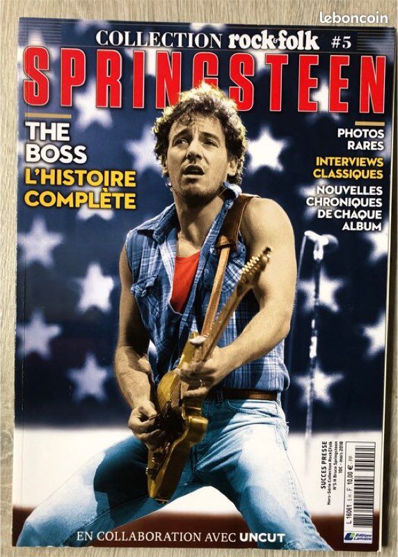 Magazine hors série Rock & Folk # 5 « Bruce Springsteen « (image 1)