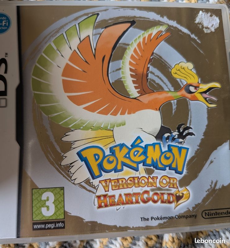 Pokémon Heartgold Nintendo DS boîte uniquement, sans le jeu (image 1)