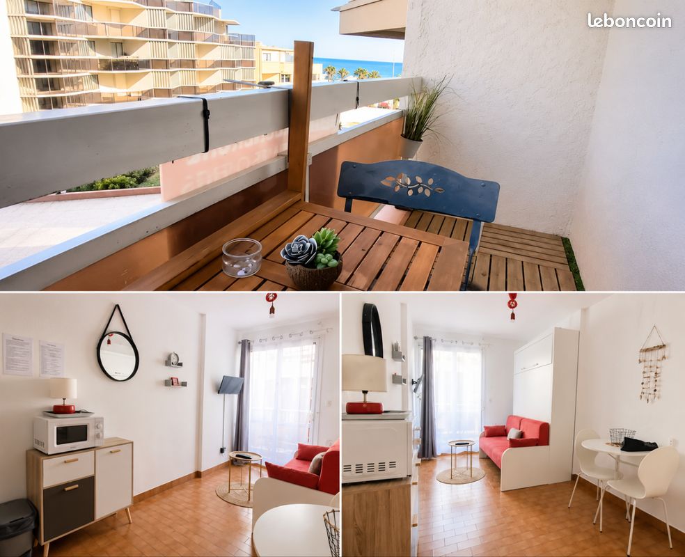 Appartement 1 pièce 23 m² · à Canet-en-Roussillon · 23 m² · 450 €