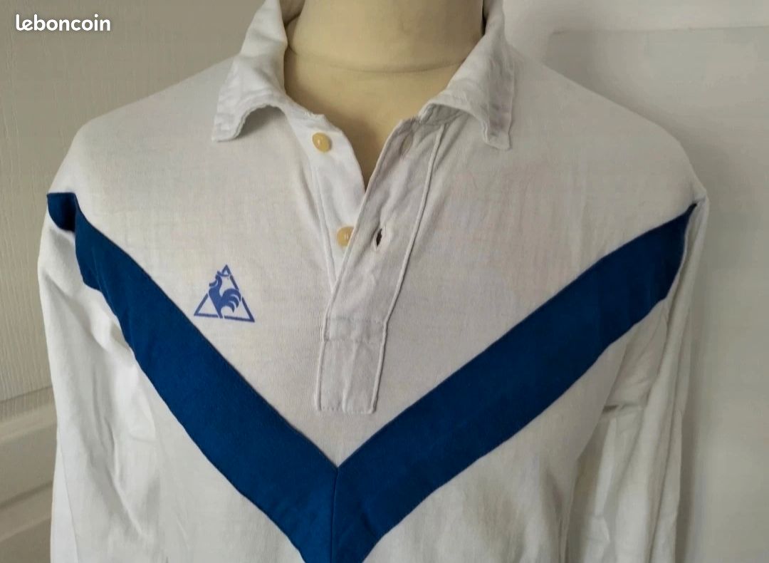 MAILLOT JAUNE TOUR DE FRANCE vintage 80'S LE COQ SPORTIF Hinault shirt