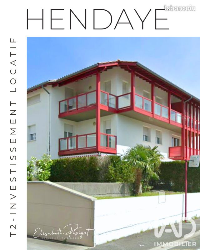 Appartement 2 pièces 43 m² · à Hendaye · 43 m² · 175 000 €