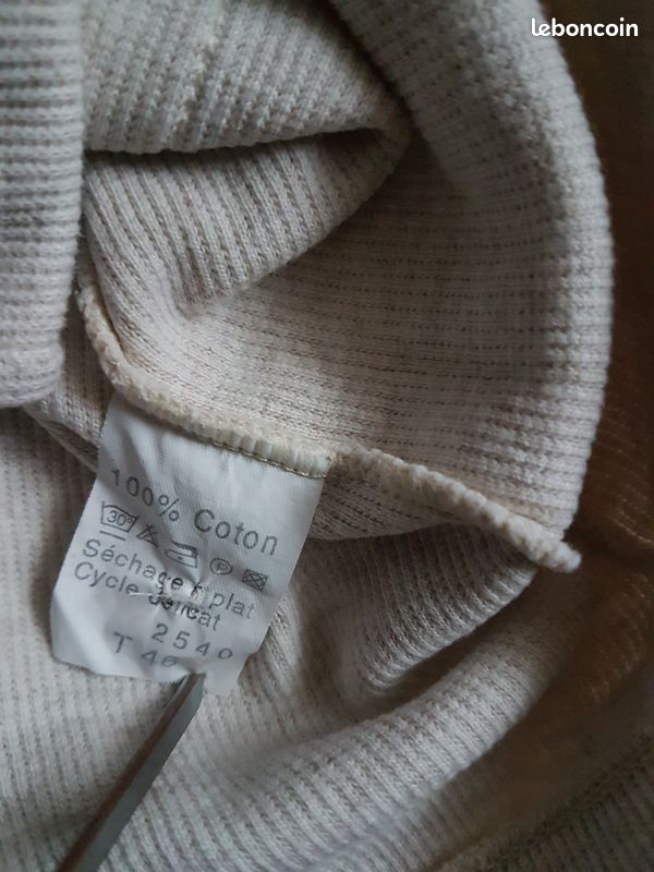 Gilet-veste femme 46 beige Camaïeu (image 3)